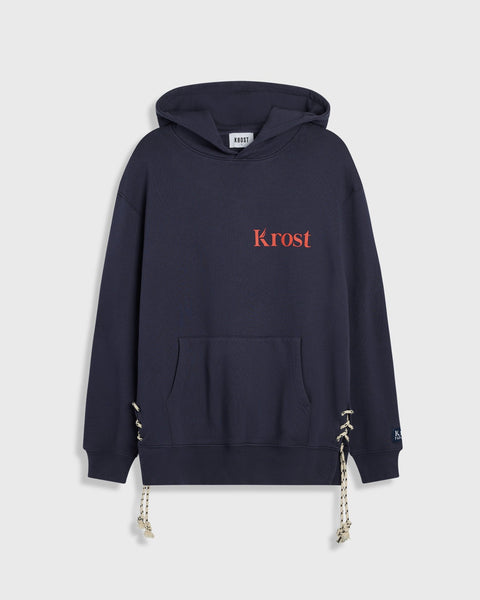 KROST x Nautica | Fair Winds vented navy hoodie sweatshirt