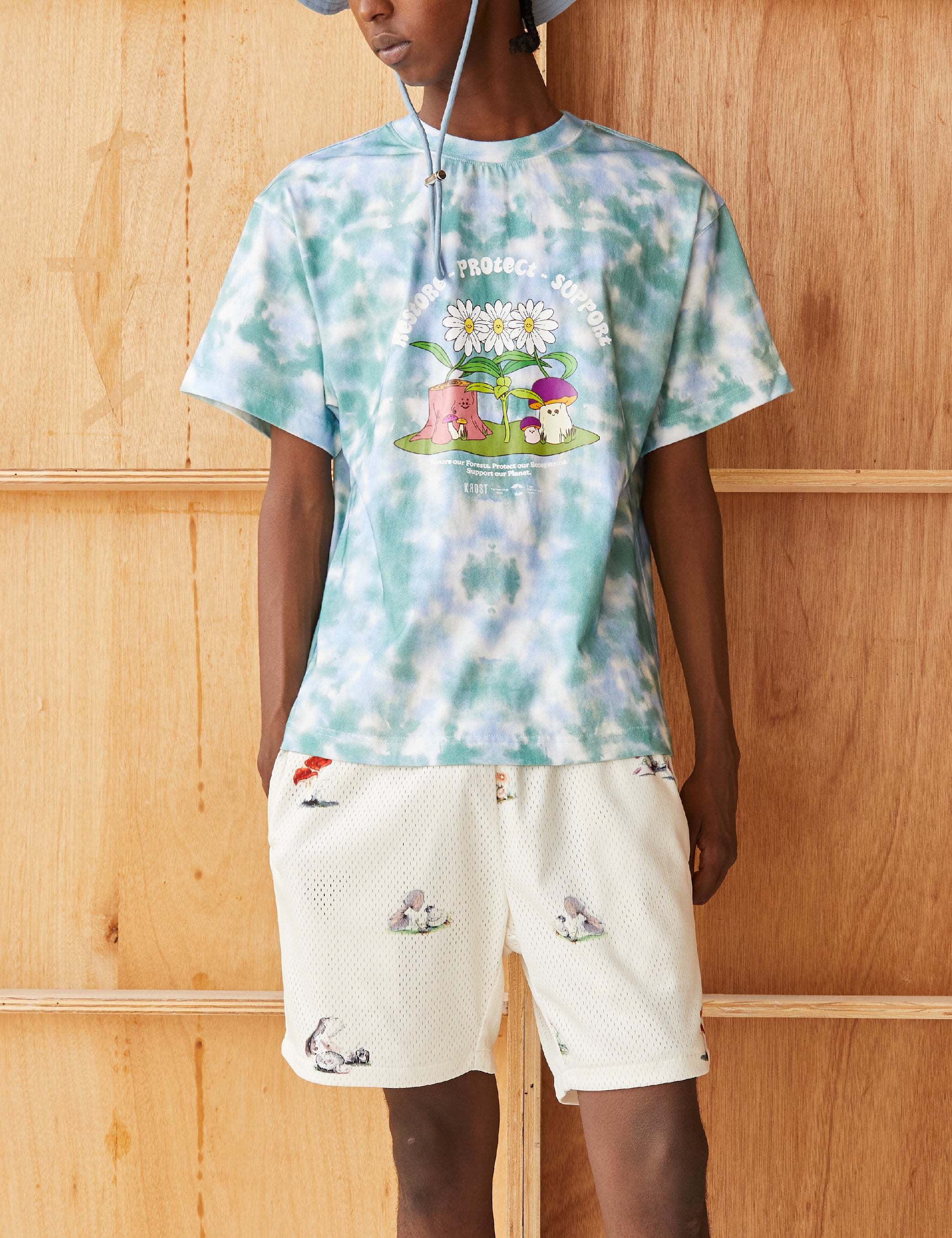 Streetwear label KROST's latest line supports Eden Projects, which plants trees in places like Madagascar and Mozambique.