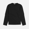 Double Layer Long Sleeve Tee - Black