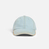 Denim Blanket Stitch Cap - Light Wash