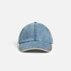Denim Blanket Stitch Cap - Medium Wash