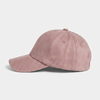 Faux Suede Blanket Stitch Cap - Mellow Rose