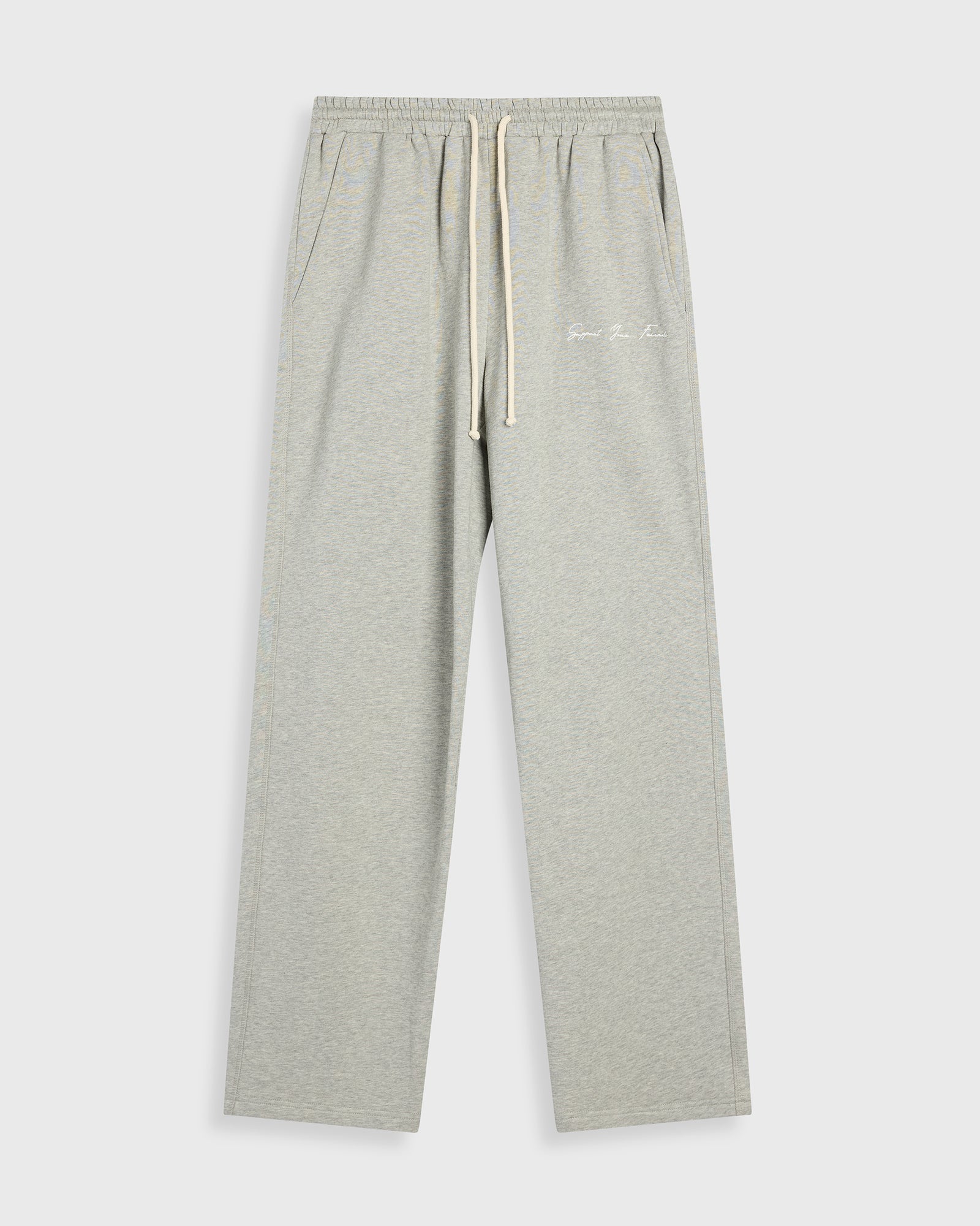 SYF heather grey straight leg sweat pants – KROST