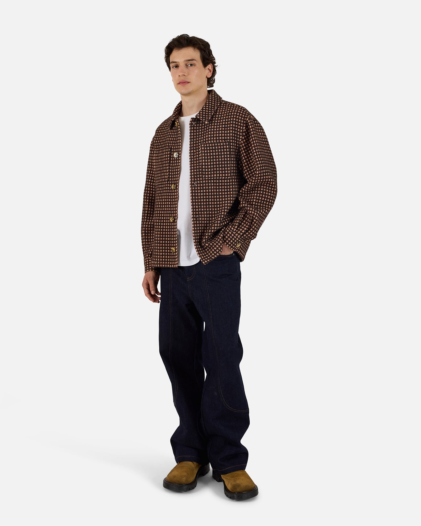 Wool100% Check Jacket
サイズ38 Wool Check Jacket – KROST