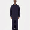 Reverse Cover Stitch Sweatpants - Dark Navy