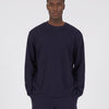 Waffle Knit Long Sleeve Tee - Dark Navy