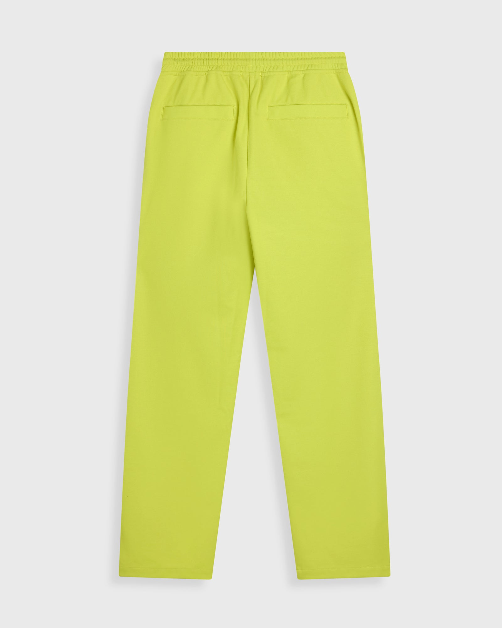 Bright neon yellow hardware deco track pants